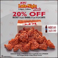 KFC Late Night Treats 2013 Malaysia All Latest Discounts Save Money Deals Shopping EverydayOnSales