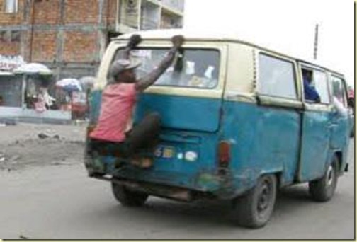 passager clandestin taxi bus