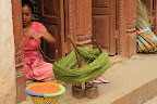 Woman spinning