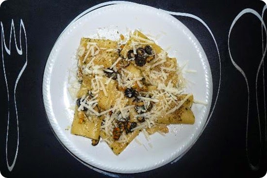 Paccheri cozze e pecorino