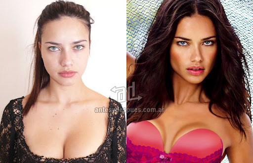 Top model Adriana Lima without