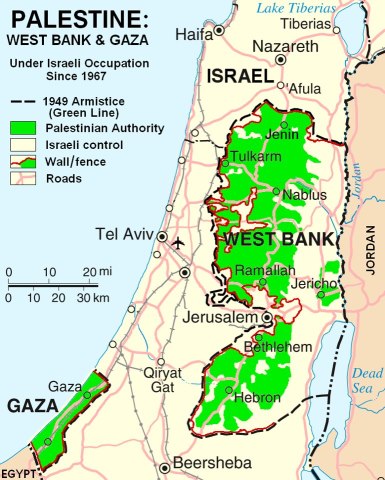 peta-wilayah-Palestina-dan-israel-jalur-gaza-dan-tepi-barat