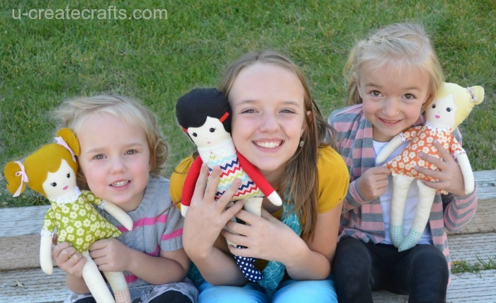 Three Dolls Three Girls