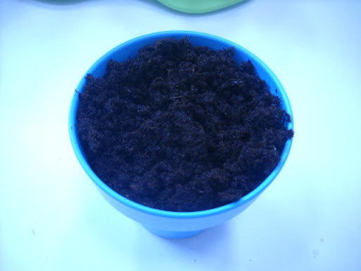 After 30 minutes, the soil gets moist and fluffy. After 30 minutes, the soil gets moist and fluffy.