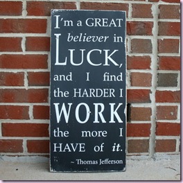 believer in luck