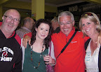 At least the Silver fox is having a good time!