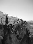 The canyon in Ronda as seen from the Puente Nuevo.