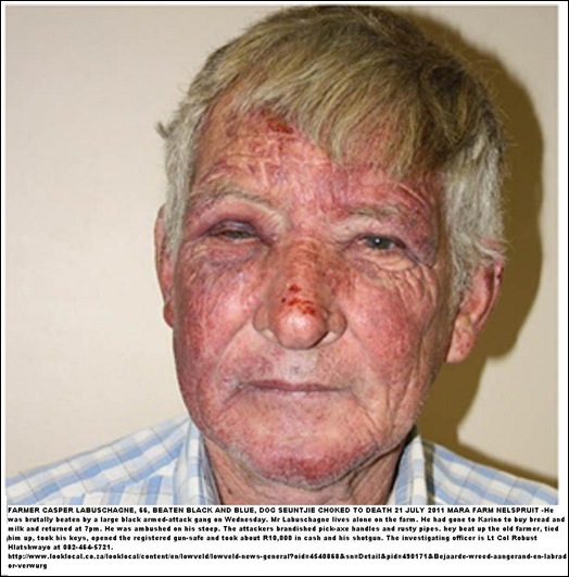 Labuschagne Casper Lowveld MARA farmer brutally beaten July212011