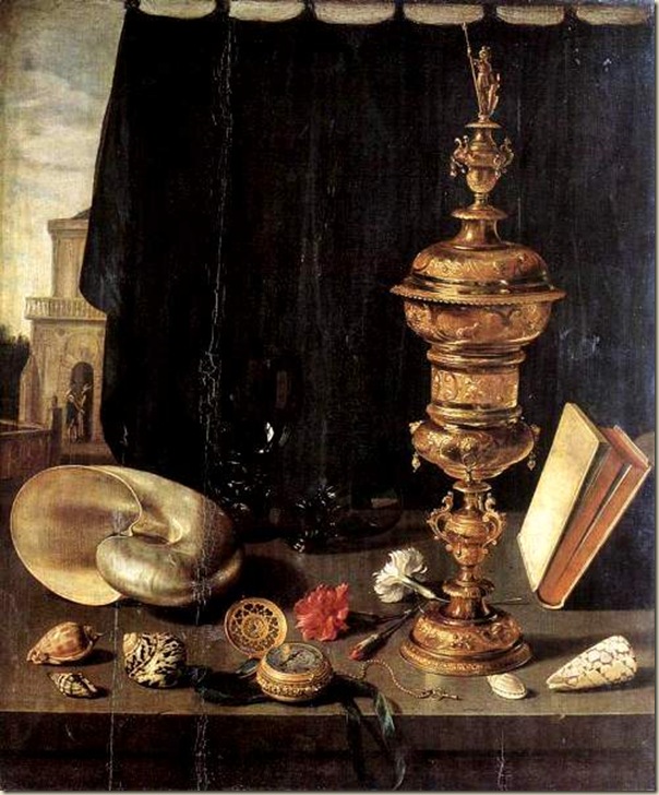 Peter Claesz, Nature morte au grand gobelet d’or Peter Claesz, Nature morte au grand gobelet d’or