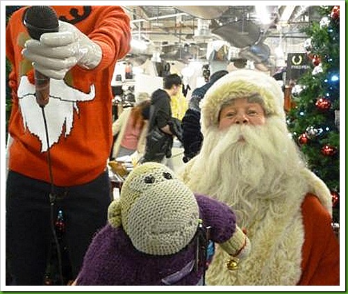 Chrostmas Selfridge Santa Birmingham