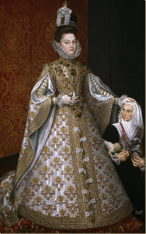 Ecole de Sanchez de Coello, L'infante Isabel Clara Eugenia et Magdalena Ruiz Ecole de Sanchez de Coello, L'infante Isabel Clara Eugenia et Magdalena Ruiz