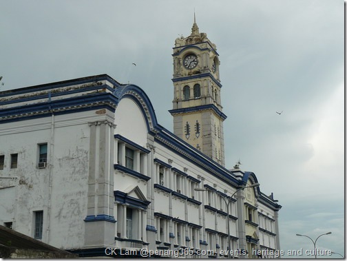 Clock tower at CustomDepartment at www.penang365.com