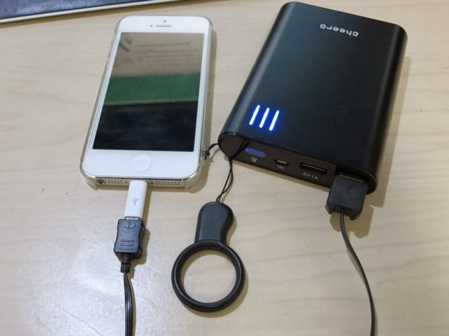 cheeroでMicroUSBからiPhone5を充電