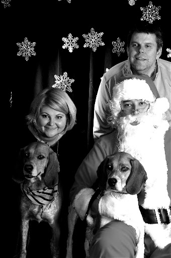 Shana and Glenn took their precious pups, Penny and Cooper, to see Santa.  We hope you all get what you want for Christmas!