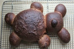 Chocolate Bunny-Bear Bread