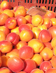 I've never seen such rosy apricots. They look surreal.