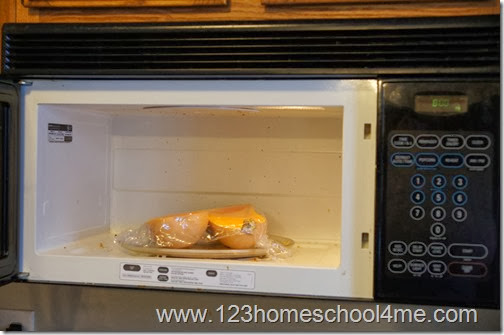 you can cook in the oven for 30 min, or microwave for 10 min you can cook in the oven for 30 min, or microwave for 10 min
