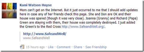 Personal Update for Mom Personal Update for Mom