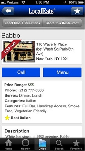 LocalEats app LocalEats app