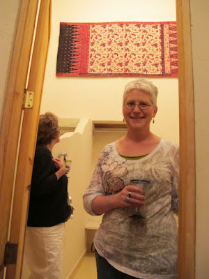 Chase's room had batik sarongs