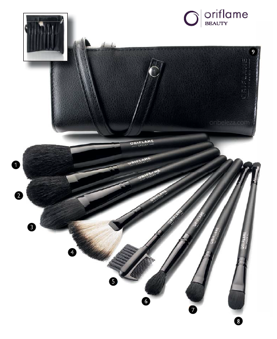 Kit de Pincéis Profissional da Oriflame Kit de Pincéis Profissional da Oriflame
