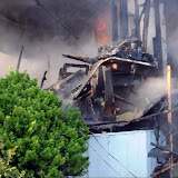 Sac Metro Firghfighters were called to a mobile home fire just before 7:30 Saturday morning. In route firefighters could see a large colomn of smoke rising from the area and early reports came in that someone could have been inside. According to Battailion Chief Ellis, when firefighters made entry and conducted a search, they found the body of a deceased male. Neighbors stated the occupant was a vetern suffering from PSD and a horder. Neighbors stated that he would get very anxious if someone even parked in front of his residnece for fear he would not be able to get out. Less than a year ago a woman died in the same mobile home park when her home caught fire. While talking with one a neighbor couple at their door, I could hear the low battery chirp from their smoke alarm. They stated it was top of their list to get taken care of today. News_120407_FatalMobileHomeFire