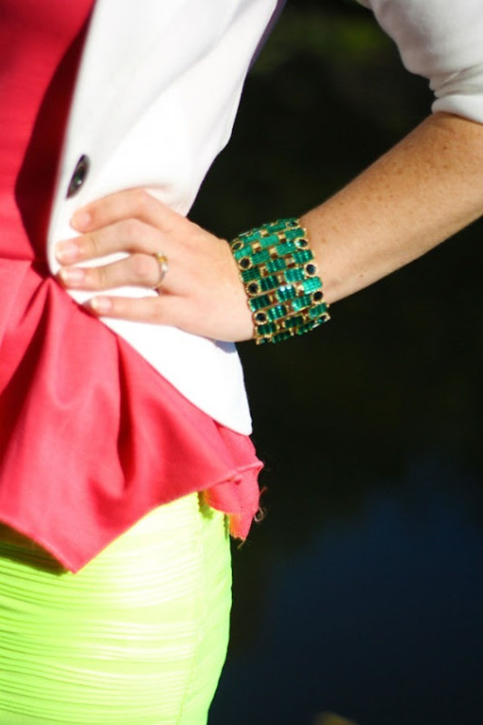 OOTD Neon Yellow & Coral - Elegant Colour Blocking (4)