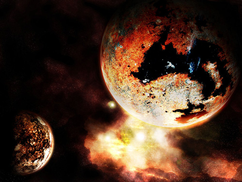 universo infinito y estatico