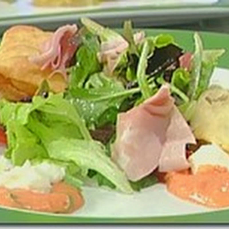 Gnocco fritto con squacquerone e mortadella