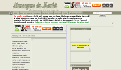Site de Mensagens Positivas