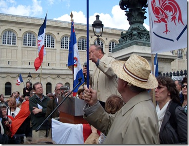 La marche pour la défense de la langue française et de la francophonie