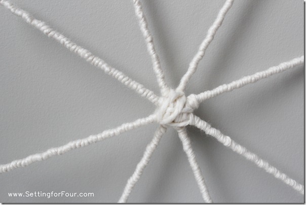 DIY Snowflake from Setting for Four