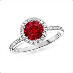 The Circle of Ruby Love Ring