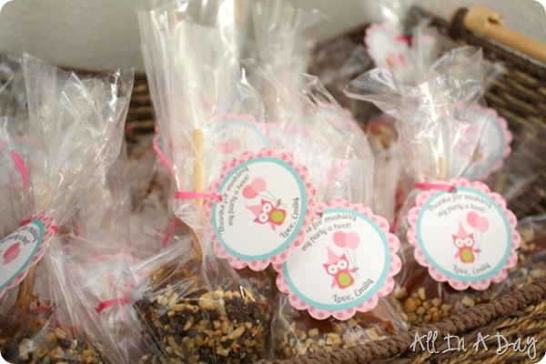 first birthday party favors