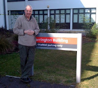 Kevin Harrington at the Carrington Building, University of Reading.