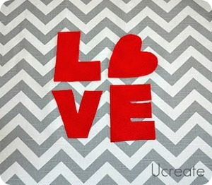 LOVE applique
