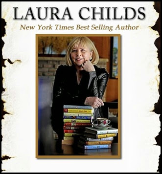 Author Laura Childs visits Thoughts in Progress to promote Scorched Eggs, her latest Cackleberry Club Mystery release