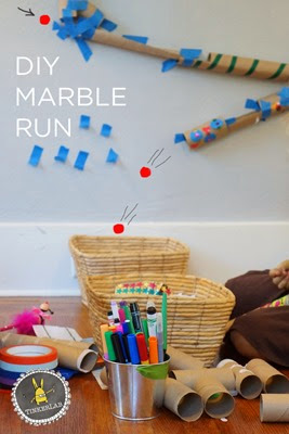 DIY Marble Run from Tinkerlab