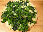 Baked pizza