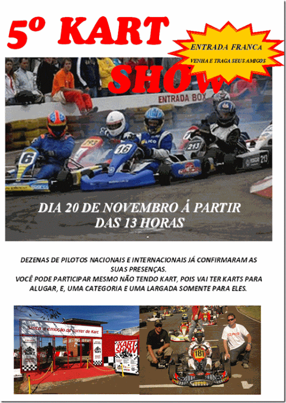5º KART SHOW 5º KART SHOW