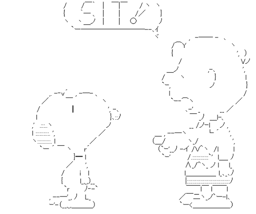 Sit 2/4 (Snoopy)