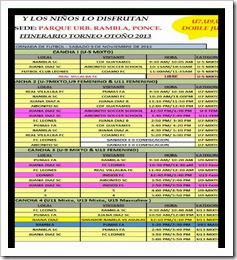 Itinerario 9 NOV 2013 Rambla FC