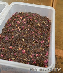 Chinese Black with Rose Petals