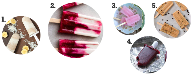 50+ Popsicle Recipes - fudgesicles, ice pops, fruit popsicles, pudding pops and more!