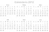 Calendario 2012 para imprimir gratis Calendario 2012 para imprimir gratis