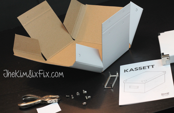 All the parts to Ikea s Kassett Box