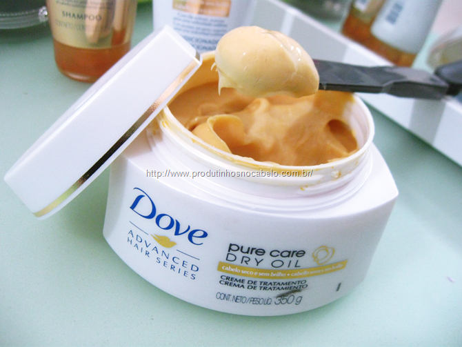 Máscara Dove Pure Care Dry Oil