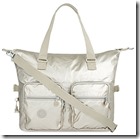 Kipling Silver Nylon Shoulder Bag