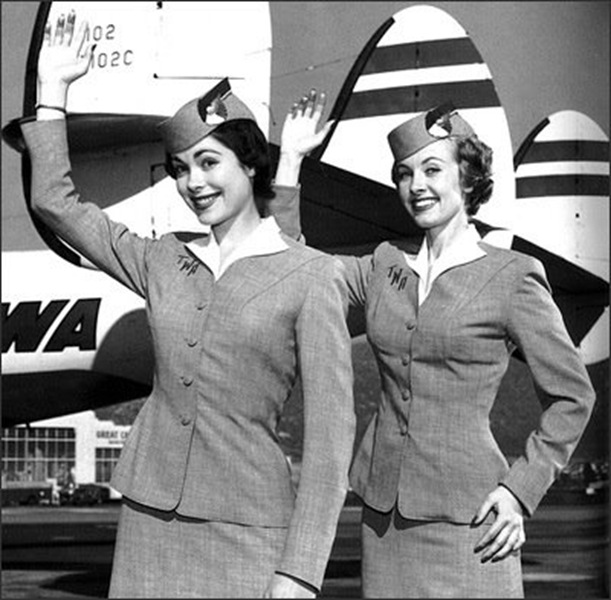 2 flight attendants