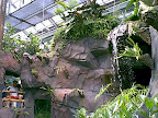 Artificial fountain in the zoo Artificial fountain in the zoo